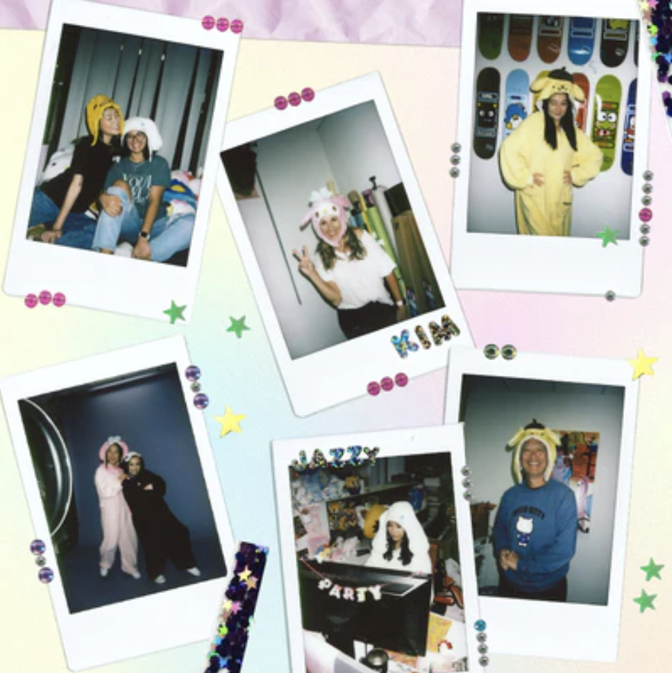 image with people wearing our sanrio collection